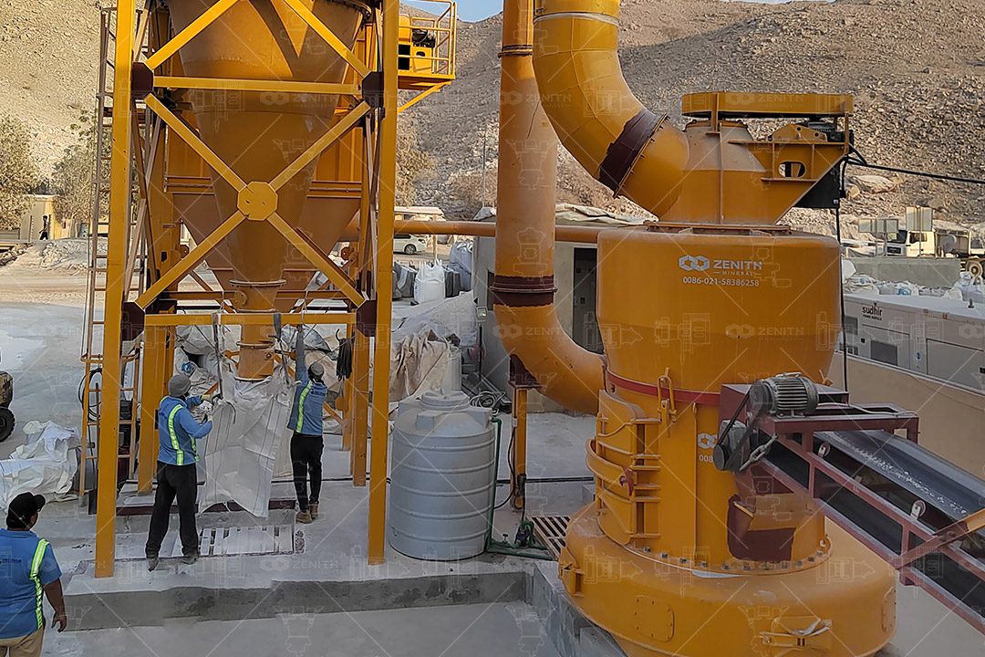 An operator monitoring the Zenith MTW mill